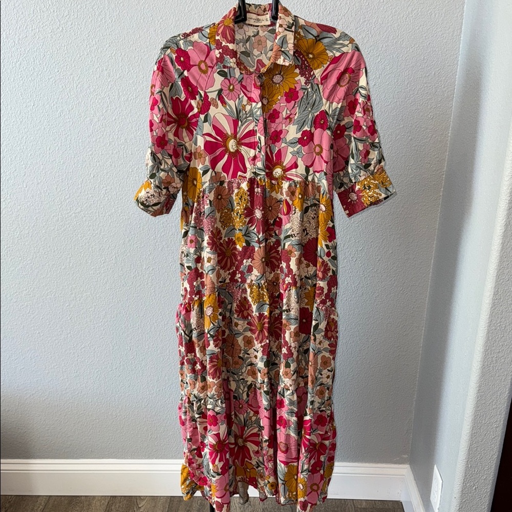 NATURAL LIFE Floral Maxi Dress